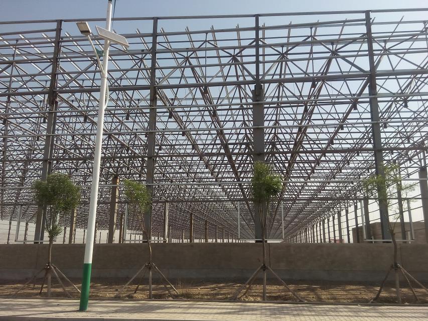 阿勒泰汽车工业厂房网架